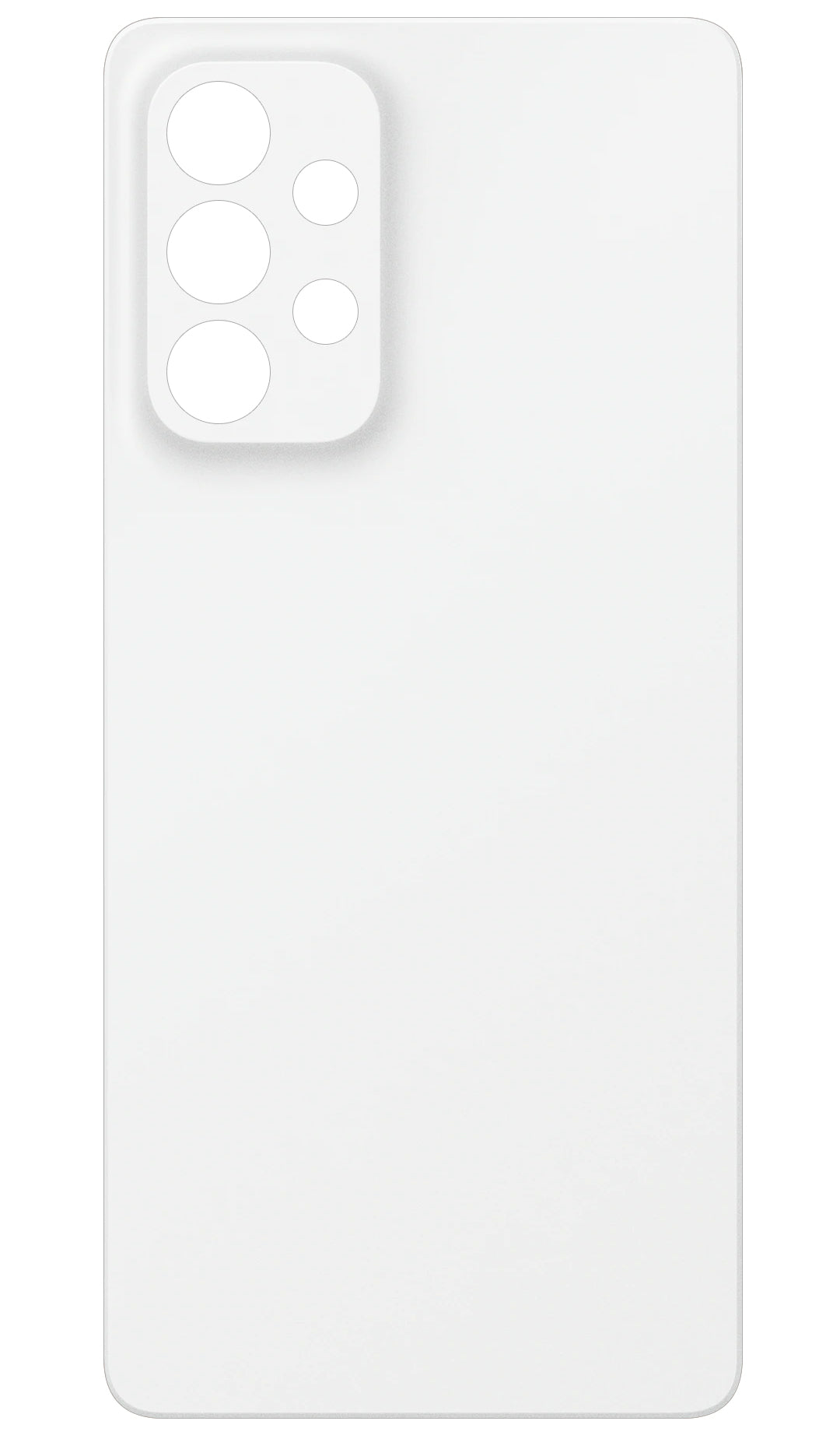 Капак за батерия, съвместим със Samsung Galaxy A53 5G A536, бял