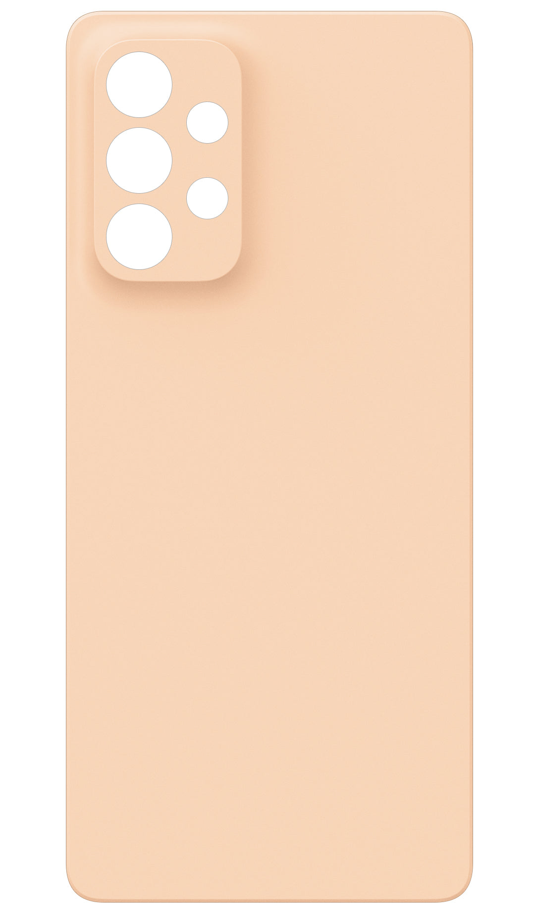 Капак за батерия, съвместим със Samsung Galaxy A53 5G A536, оранжев