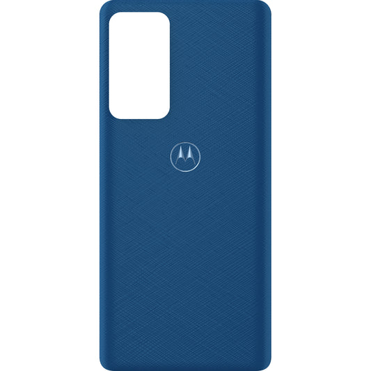 Battery Cover Motorola Edge 20 Pro, Blue (Blue Vegan Leather), Service Pack 5S58C19373