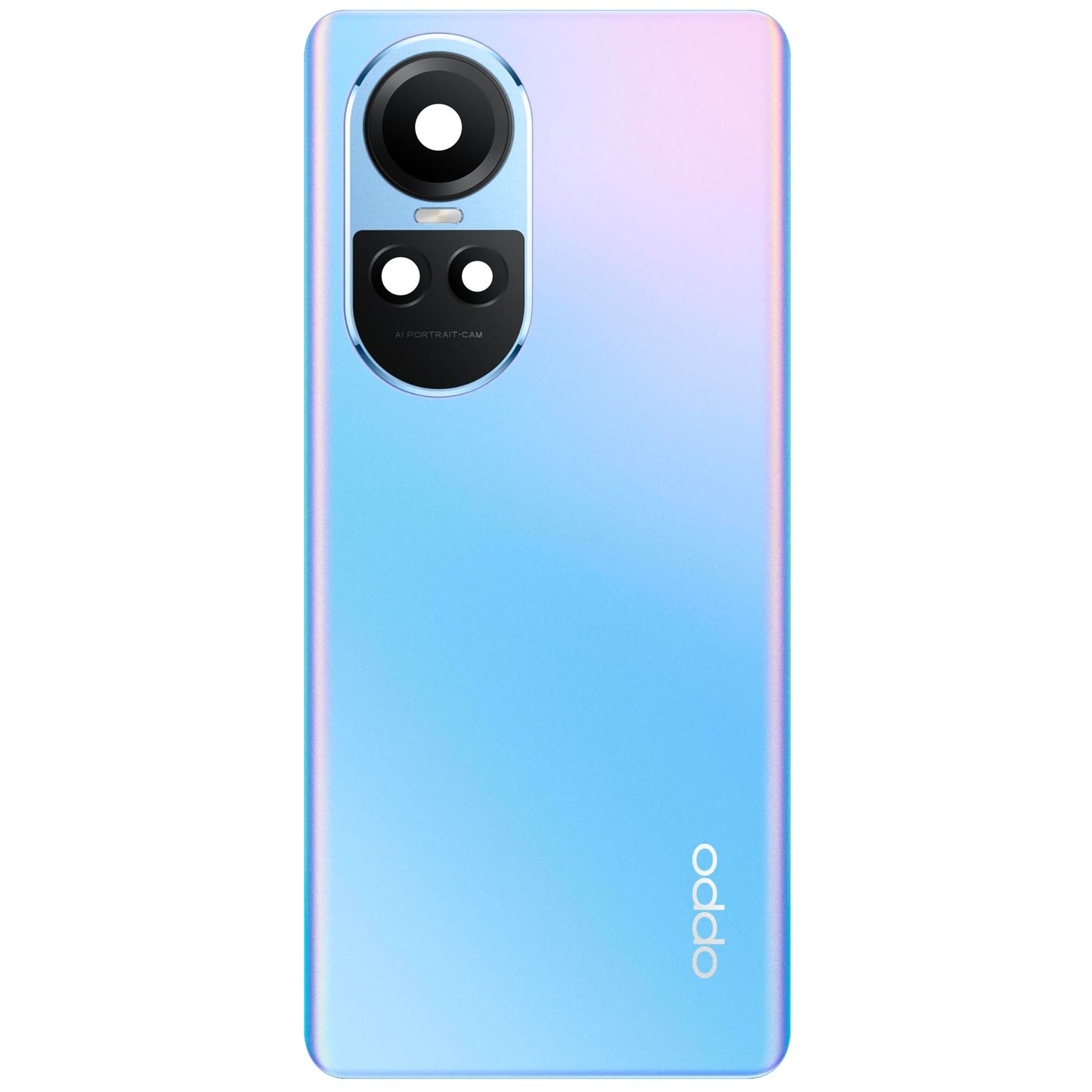 Капак за батерията на Oppo Reno10, син (ледено син), сервизен пакет 621033000093