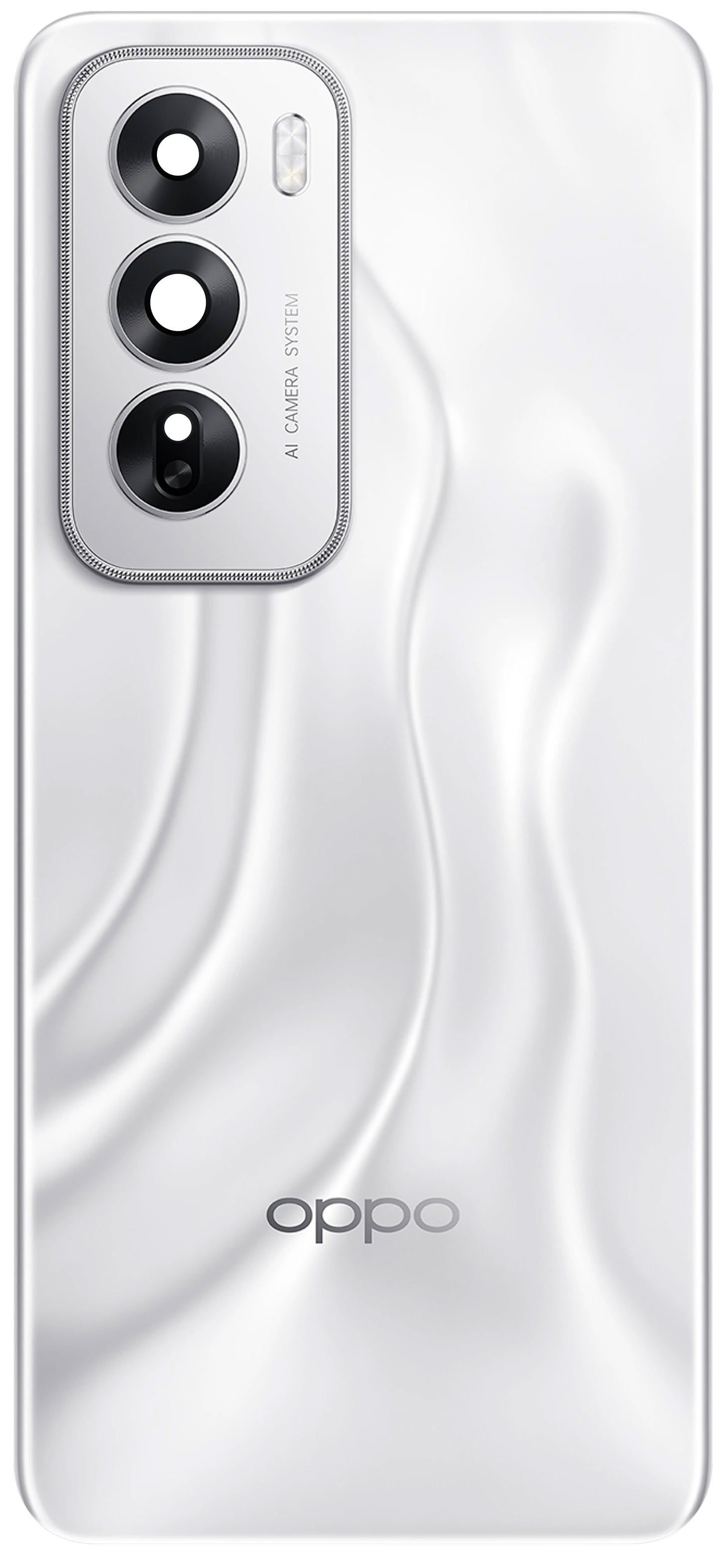 Капак на батерията Oppo Reno12, Сребрист (Astro Silver), Service Pack 621033000316