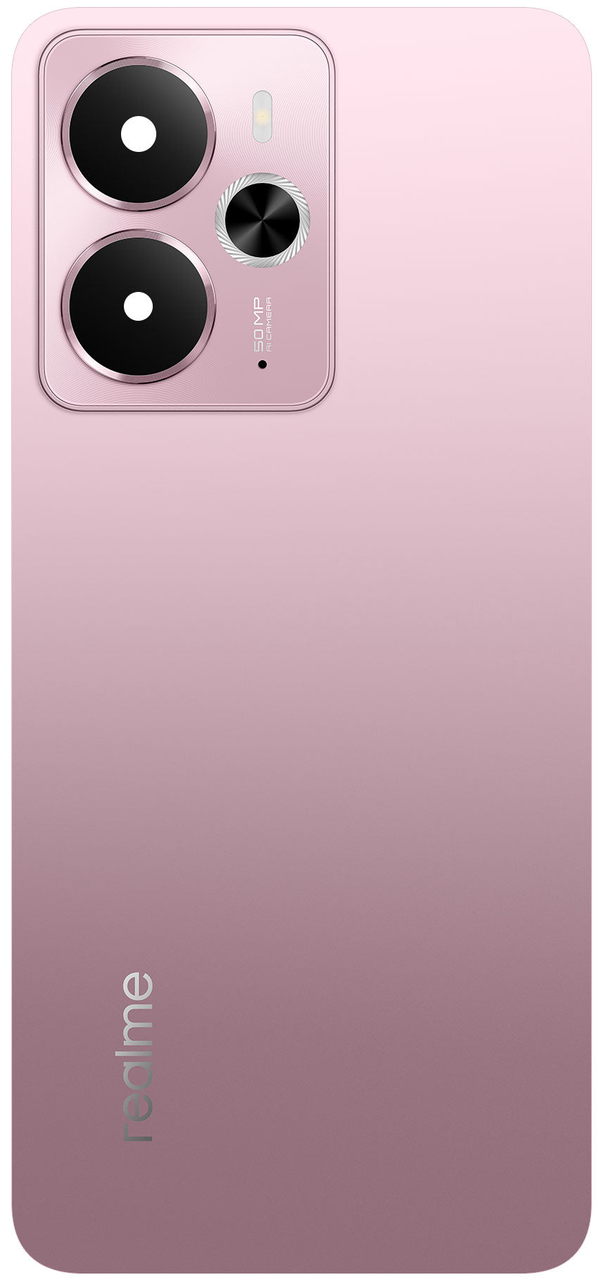 Капак на батерията Realme 14, Розов (Warrior Pink), Сервизен пакет 621033000536