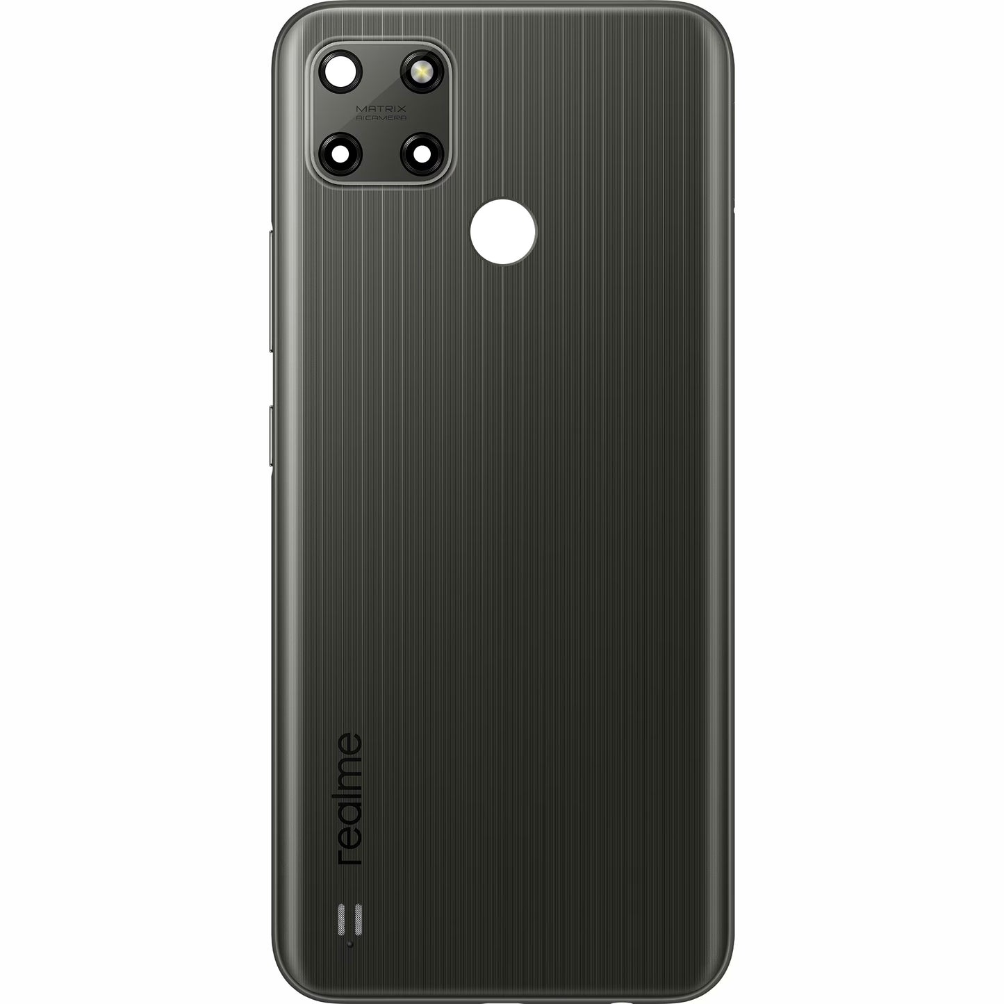 Капак на батерията Realme C25Y, метално сив, сервизен пакет 4909038