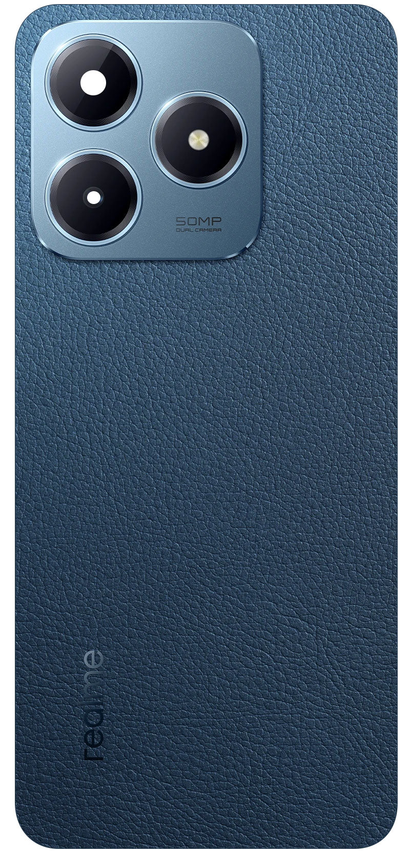 Капак на батерията Realme C63, Син (Leather Blue), Service Pack 621033000270