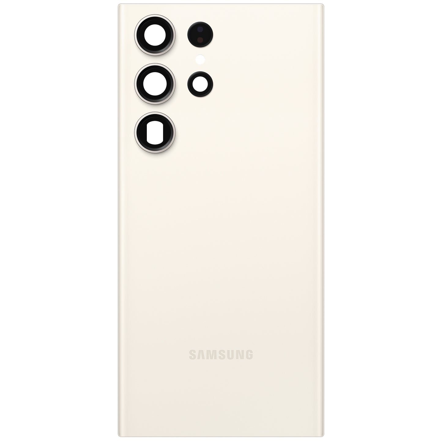 Капак на батерията Samsung Galaxy S23 Ultra S918, Крем, Service Pack GH82-30400B