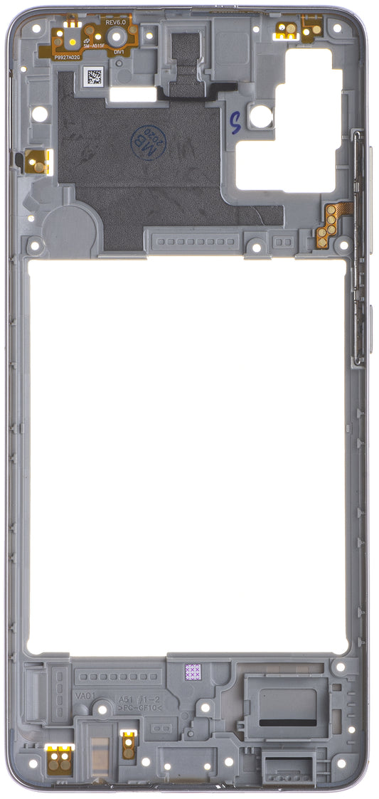 Samsung Galaxy A51 A515 Половин калъф Samsung Galaxy A51 A515, сребрист