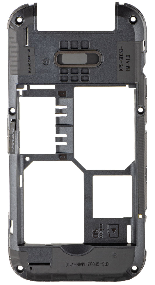 D Shell Cover за HMD 2660 Flip, черен