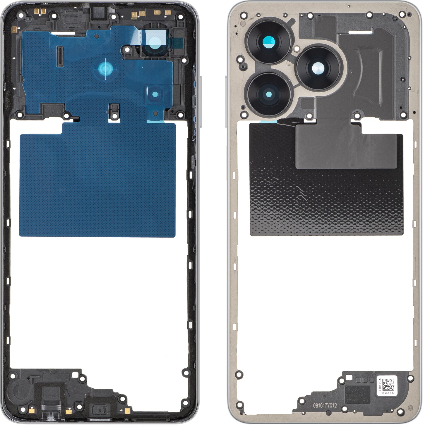 Корпус Среден Honor X5c Plus, Сребрист, Service Pack 9707ACJA