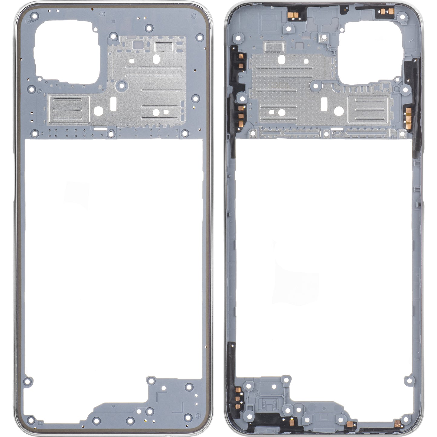 Среден корпус Oppo A92, бял