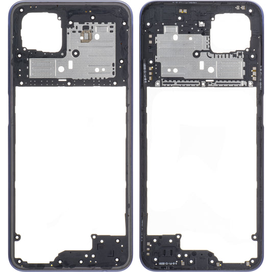 Среден калъф за Oppo A92s Oppo A92s, черен