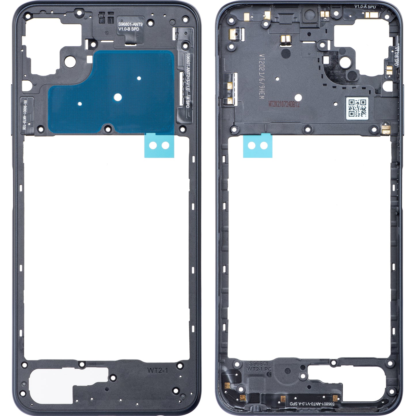Калъф Mijloc Samsung Galaxy A22 5G A226, черен