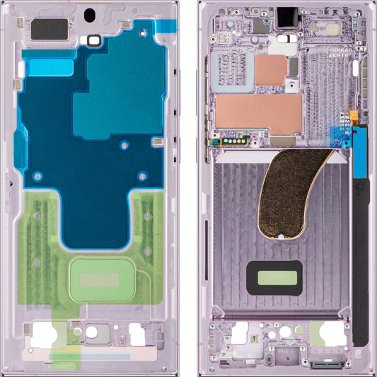 Mijloc Калъф за Samsung Galaxy S23 Ultra S918, Violet (Lavender), сервизен пакет GH96-15833D