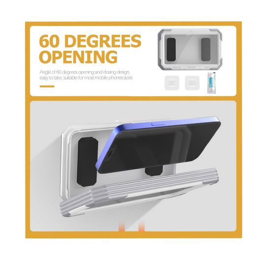 Techsuit LC-888 Wall Case with Touch Membrane for Phone, Waterproof, Grey