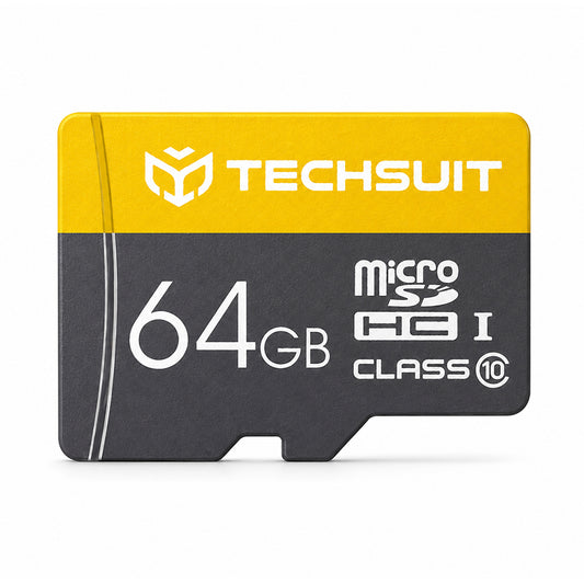Карта памет microSDXC Techsuit THCM11, 64 GB, клас 10, с адаптер