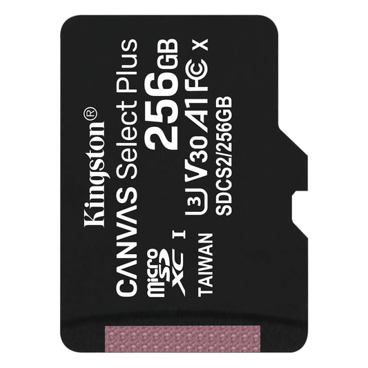 Kingston Canvas Select Plus Android A1 microSDXC карта памет Kingston Canvas Select Plus Android A1, 256Gb, Class 10 / UHS-1 U1 SDCS2/256GBSP