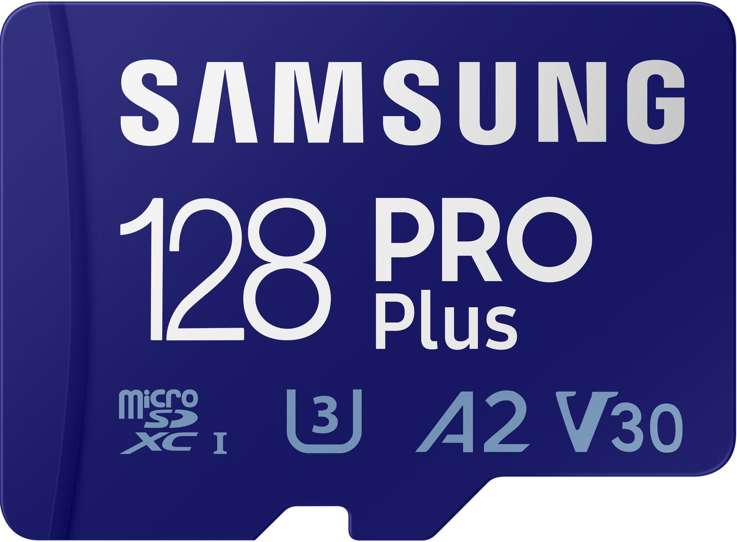 Карта памет microSDXC Samsung PRO Plus, 128Gb, Клас 10 / UHS-1 U3, С четец за карти и адаптер MB-MD128KB/WW