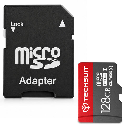 Карта памет microSDXC Techsuit THCM26, 128Gb, Клас 10, с адаптер