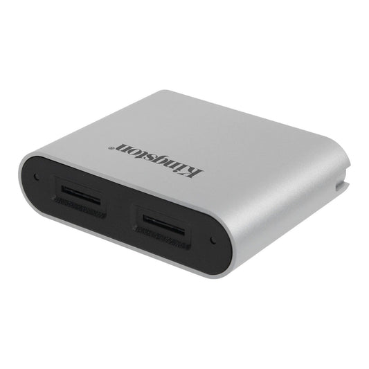 Четец на карти Kingston Workflow USB 3.2, Dual microSD, сив WFS-SDC