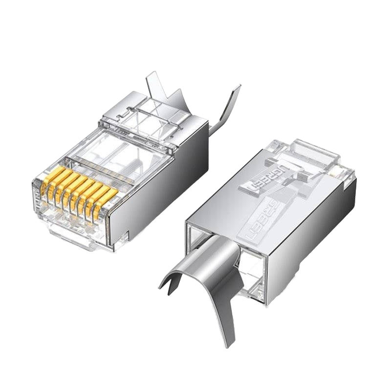 Мрежов конектор UGREEN NW123, RJ45, Cat6A/7, комплект от 10 броя