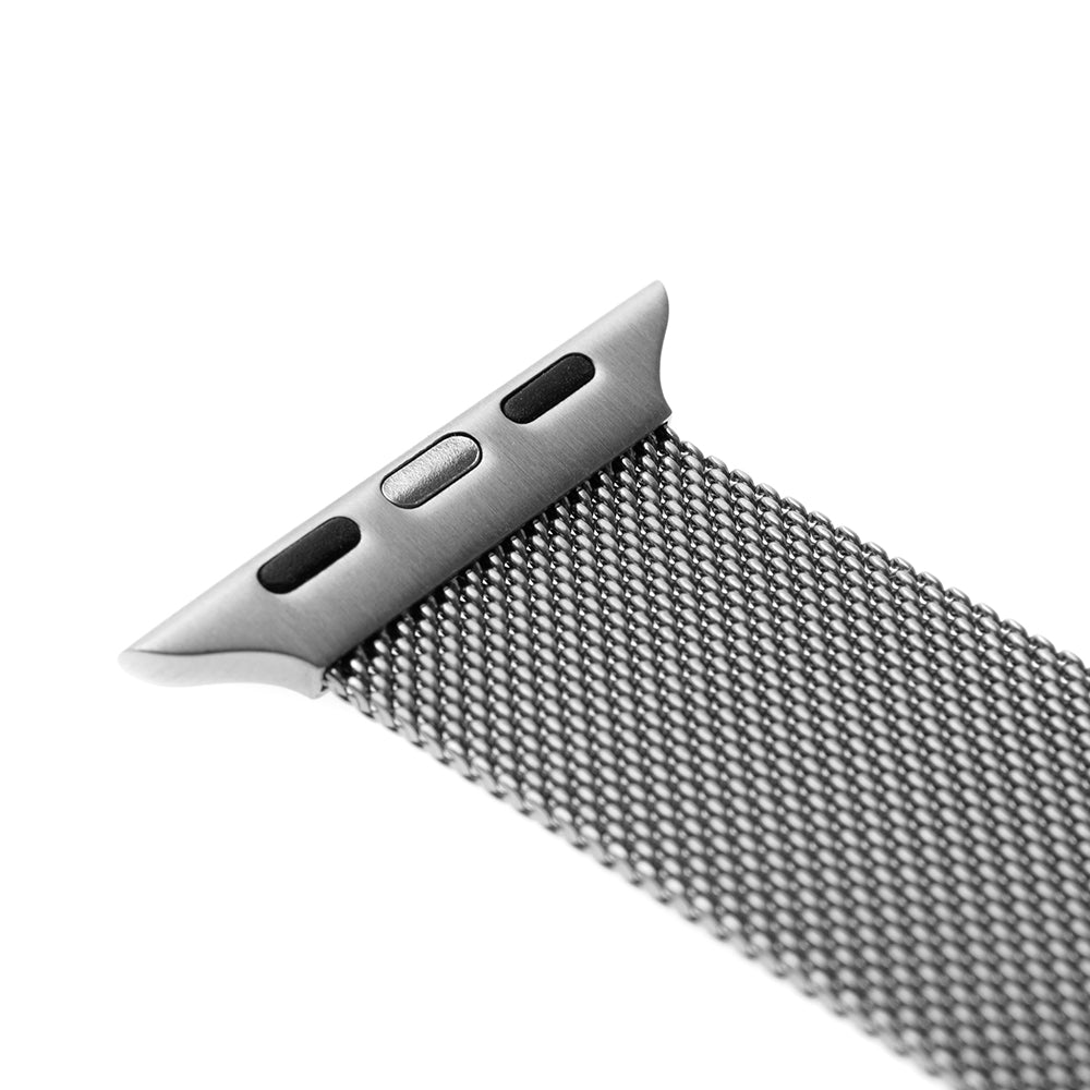 Каишка Fixed Mesh за Apple Watch 42mm / 41mm / 40mm / 38mm Series, Сребриста