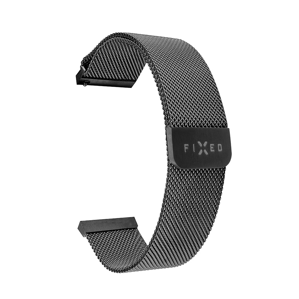 Каишка Fixed Mesh за Huawei Watch / Xiaomi Watch Series, 22mm, Черна