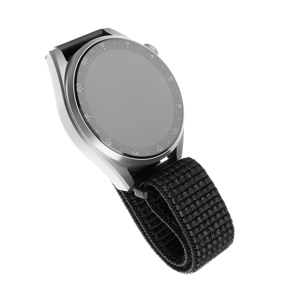Каишка Fixed Nylon за Huawei Watch / Xiaomi Watch Series, 22mm, Мат Черна