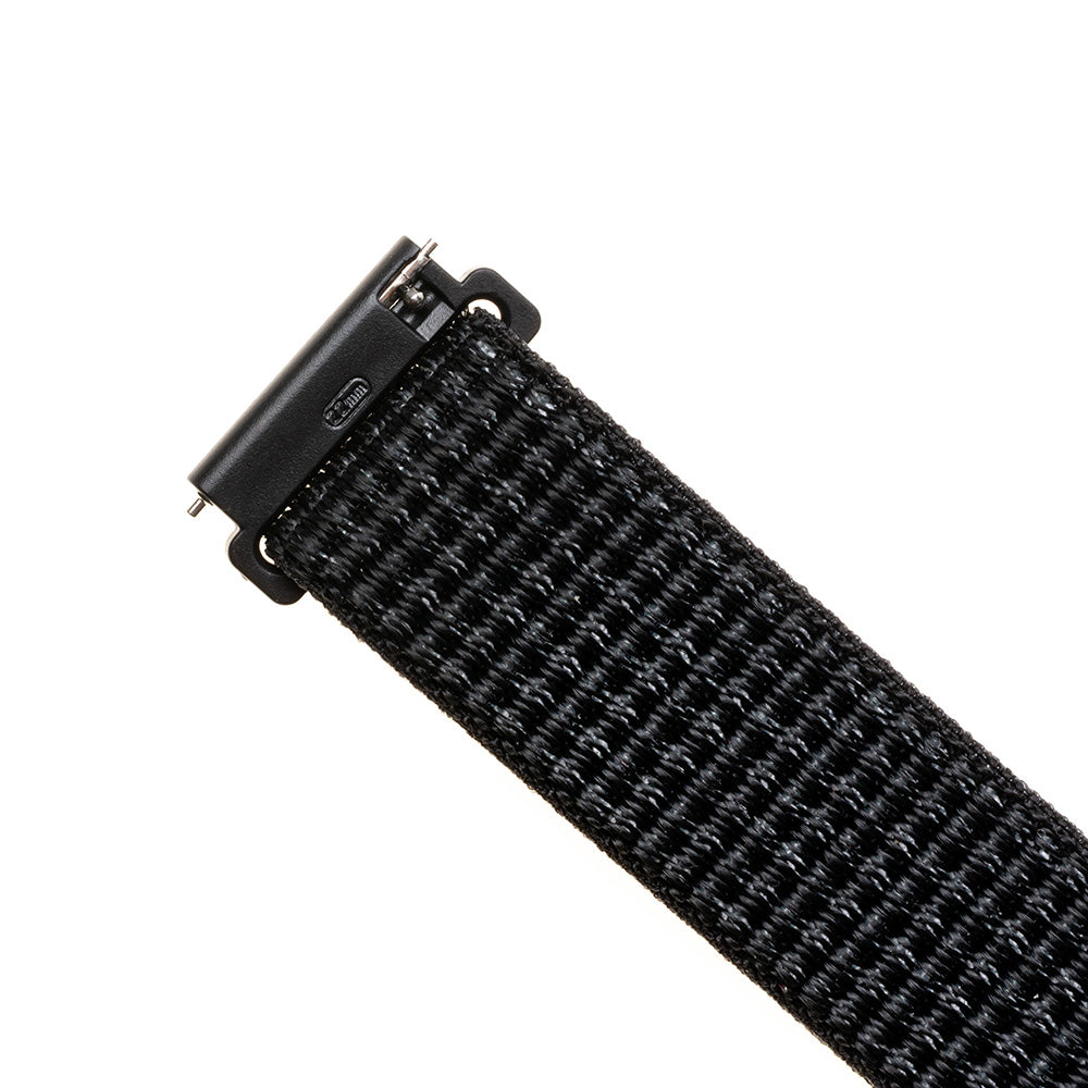Каишка Fixed Nylon за Huawei Watch / Xiaomi Watch Series, 22mm, Мат Черна