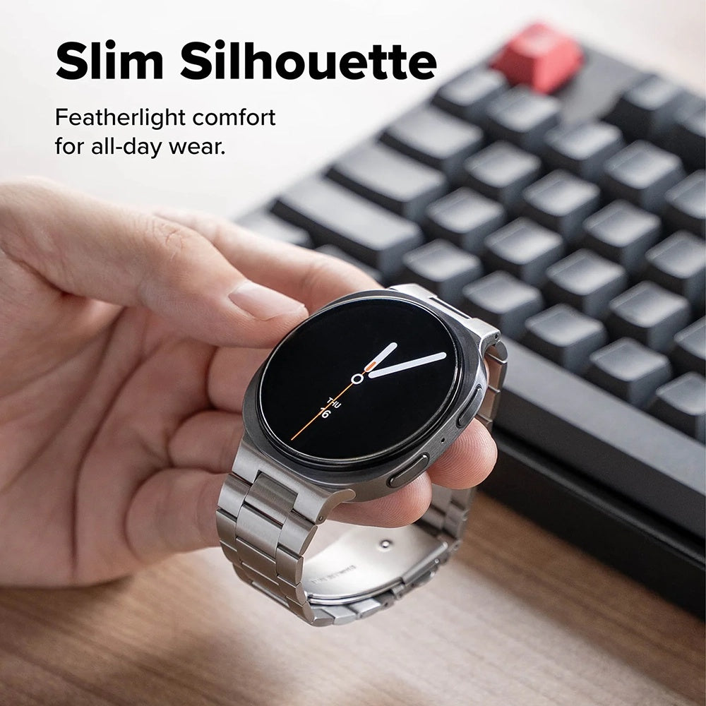 Каишка Ringke Metal One Air за Samsung Galaxy Watch8 / Watch8 Classic Series, Сребриста