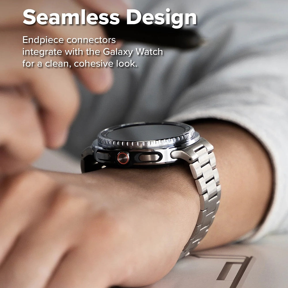 Каишка Ringke Metal One Air за Samsung Galaxy Watch8 / Watch8 Classic Series, Сребриста