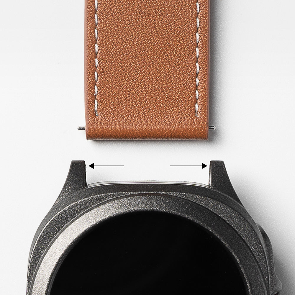 Каишка Ringke One Basic Bold за Fossil Watch / Mobvoi Watch / Suunto Watch Series, 24mm, Бяла