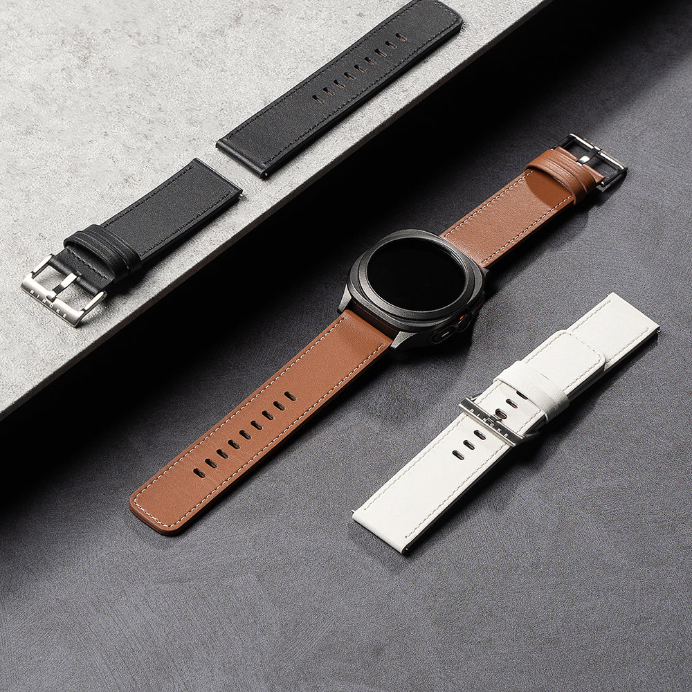 Каишка Ringke One Basic Bold за Fossil Watch / Mobvoi Watch / Suunto Watch Series, 24mm, Бяла