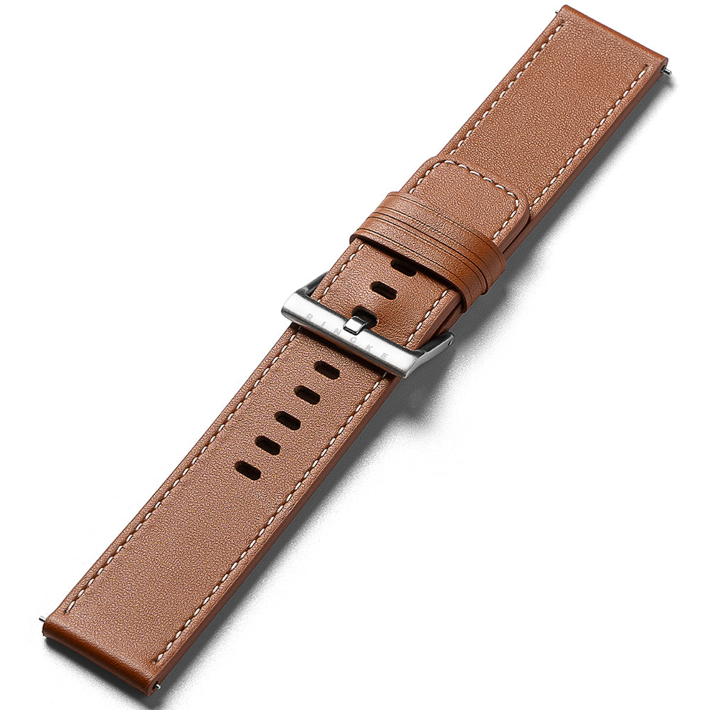 Каишка Ringke One Basic Bold за Fossil Watch / Mobvoi Watch / Suunto Watch Series, 24mm, Кафява