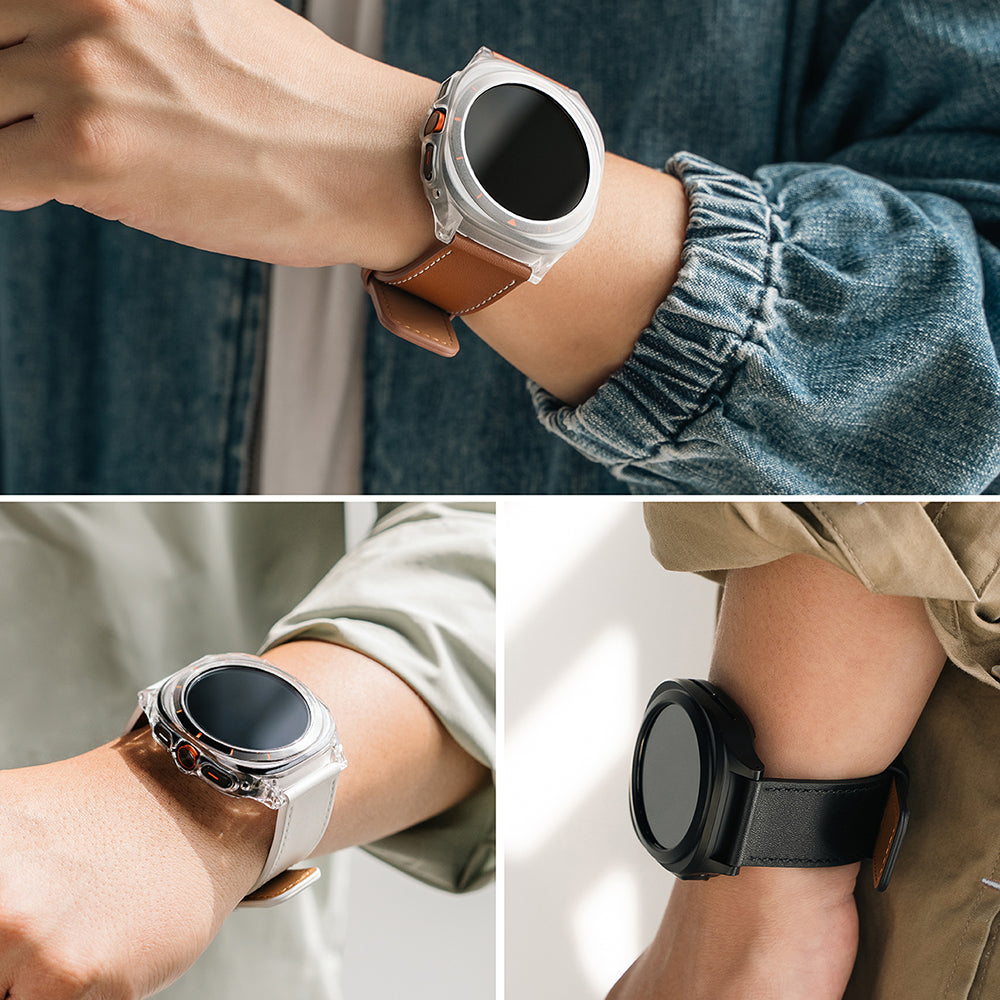 Каишка Ringke One Basic Bold за Fossil Watch / Mobvoi Watch / Suunto Watch Series, 24mm, Кафява