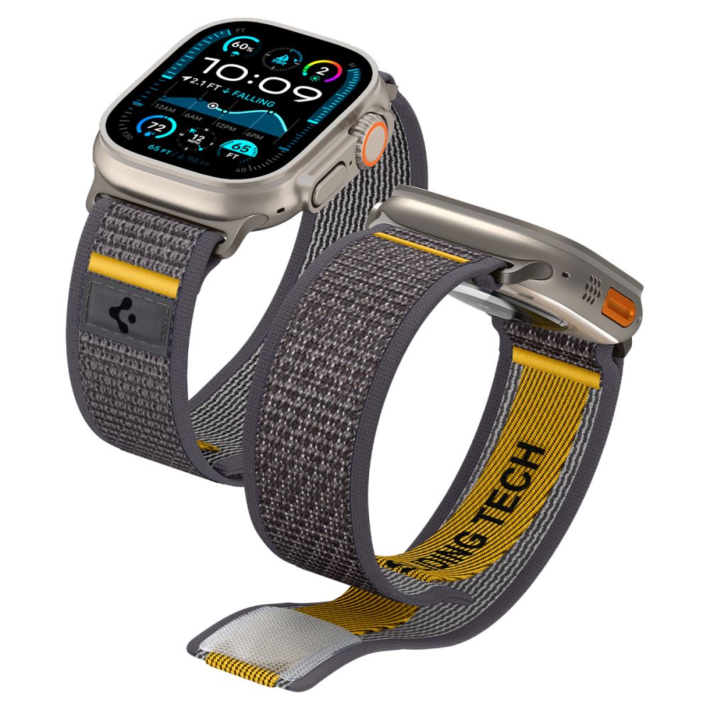 Каишка Spigen Athlex Air за Apple Watch 49mm / 46mm / 45mm / 44mm Series, Сива AMP09034