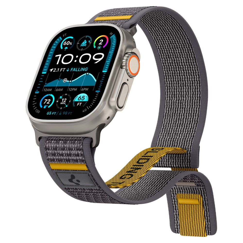 Каишка Spigen Athlex Air за Apple Watch 49mm / 46mm / 45mm / 44mm Series, Сива AMP09034