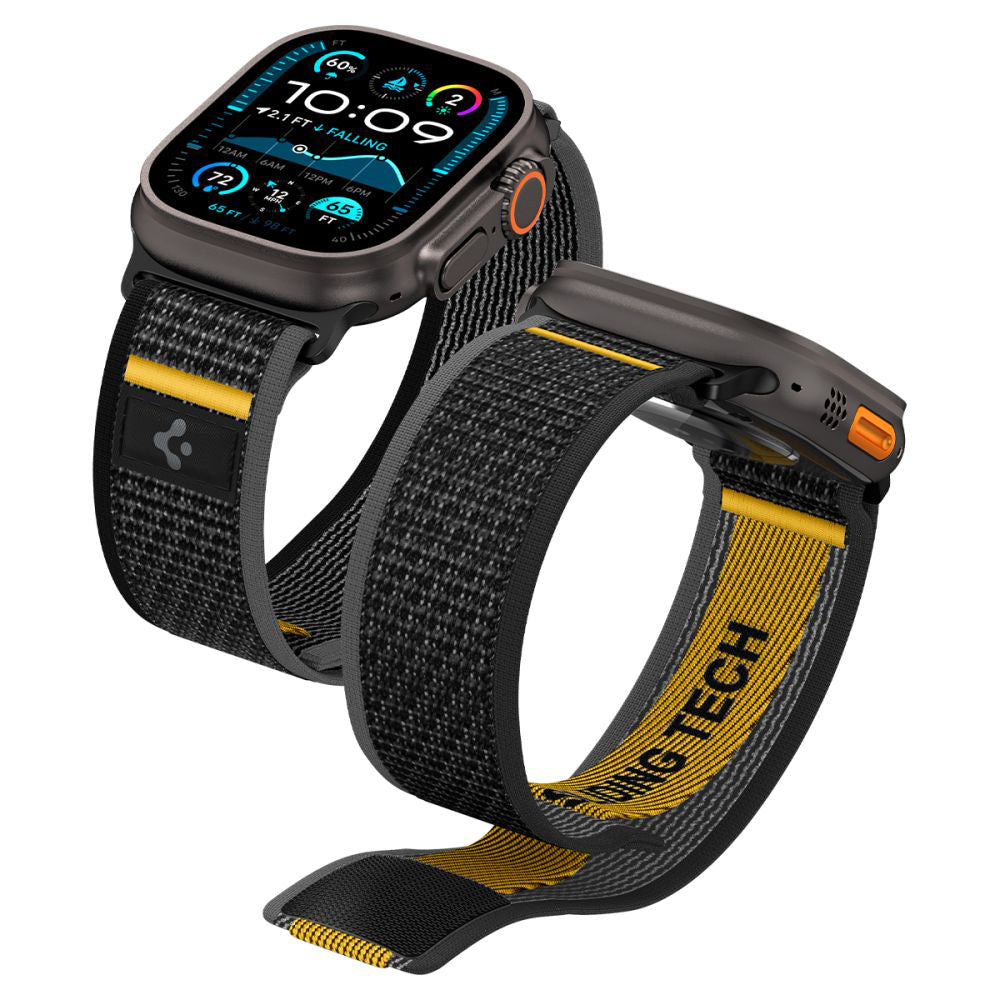 Каишка Spigen Athlex Air за Apple Watch 49mm / 46mm / 45mm / 44mm Series, Черна AMP09033