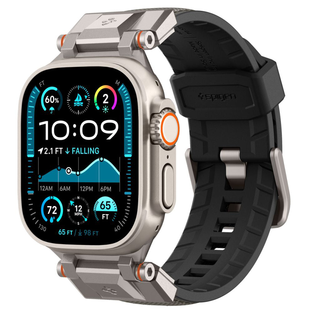 Каишка Spigen DuraPro Armor за Apple Watch 49mm / 46mm / 45mm / 44mm / 42mm Series, Сива AMP09104