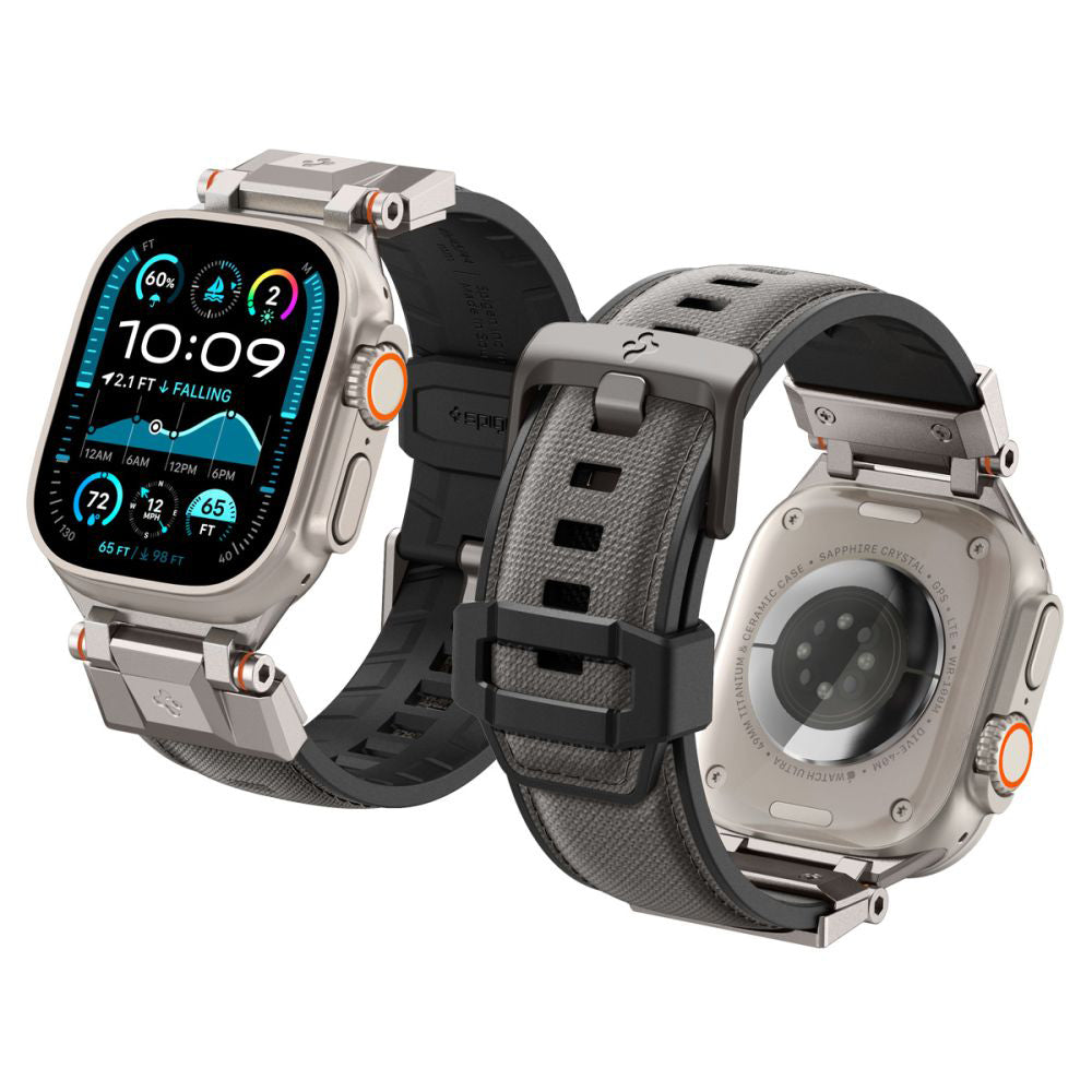 Каишка Spigen DuraPro Armor за Apple Watch 49mm / 46mm / 45mm / 44mm / 42mm Series, Сива AMP09104
