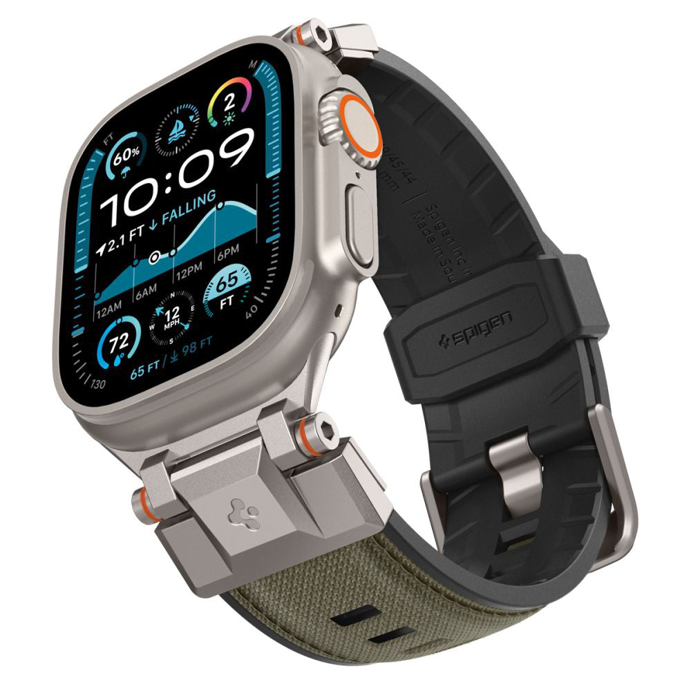 Каишка Spigen DuraPro Armor за Apple Watch 49mm / 46mm / 45mm / 44mm / 42mm Series, зелена AMP09102