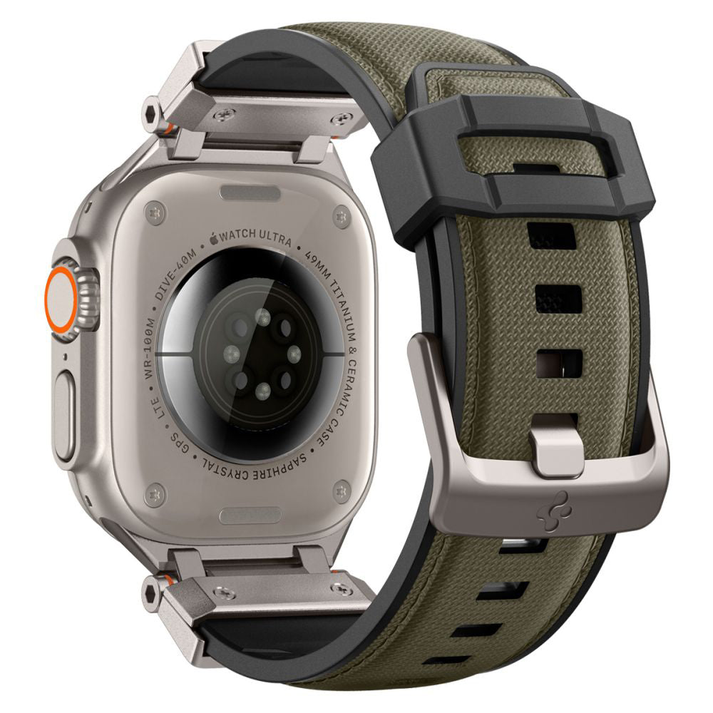 Каишка Spigen DuraPro Armor за Apple Watch 49mm / 46mm / 45mm / 44mm / 42mm Series, зелена AMP09102