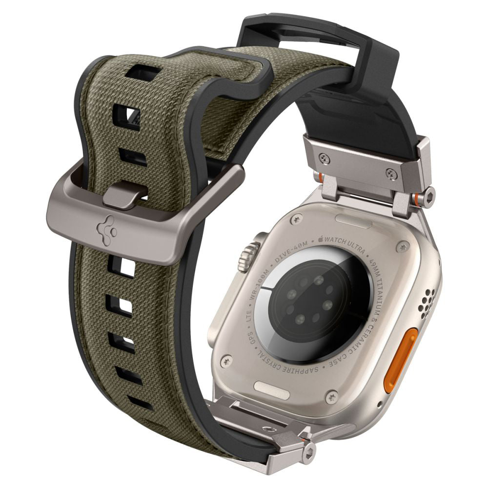 Каишка Spigen DuraPro Armor за Apple Watch 49mm / 46mm / 45mm / 44mm / 42mm Series, зелена AMP09102