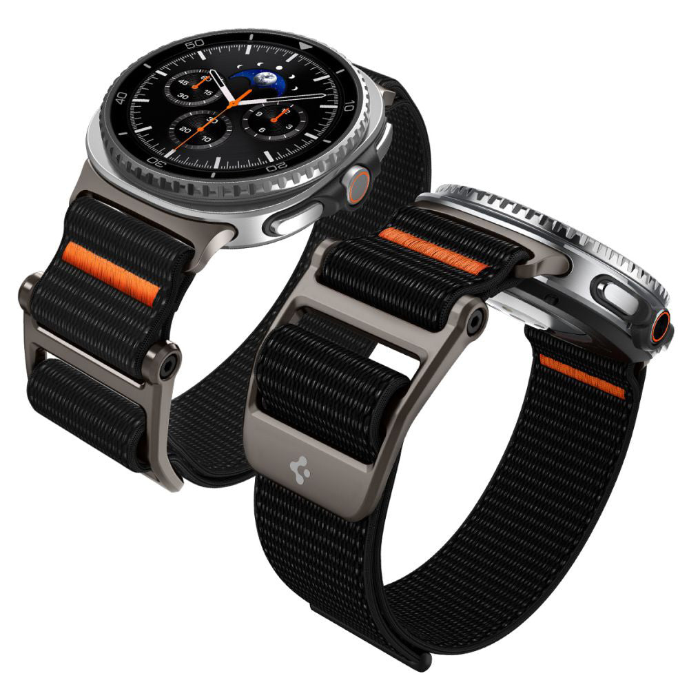Curea Spigen DuraPro Flex за Samsung Galaxy Watch8 / Watch8 Classic Series, Черна AMP10116