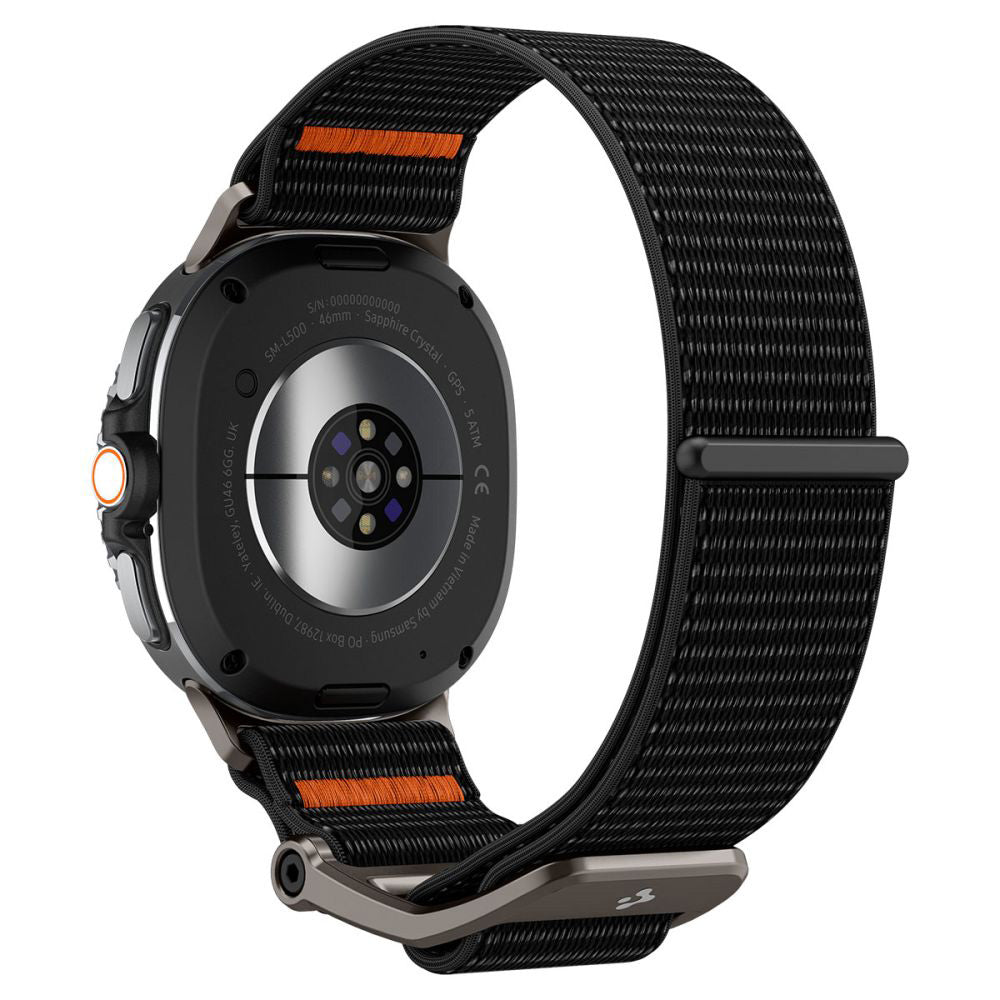 Curea Spigen DuraPro Flex за Samsung Galaxy Watch8 / Watch8 Classic Series, Черна AMP10116