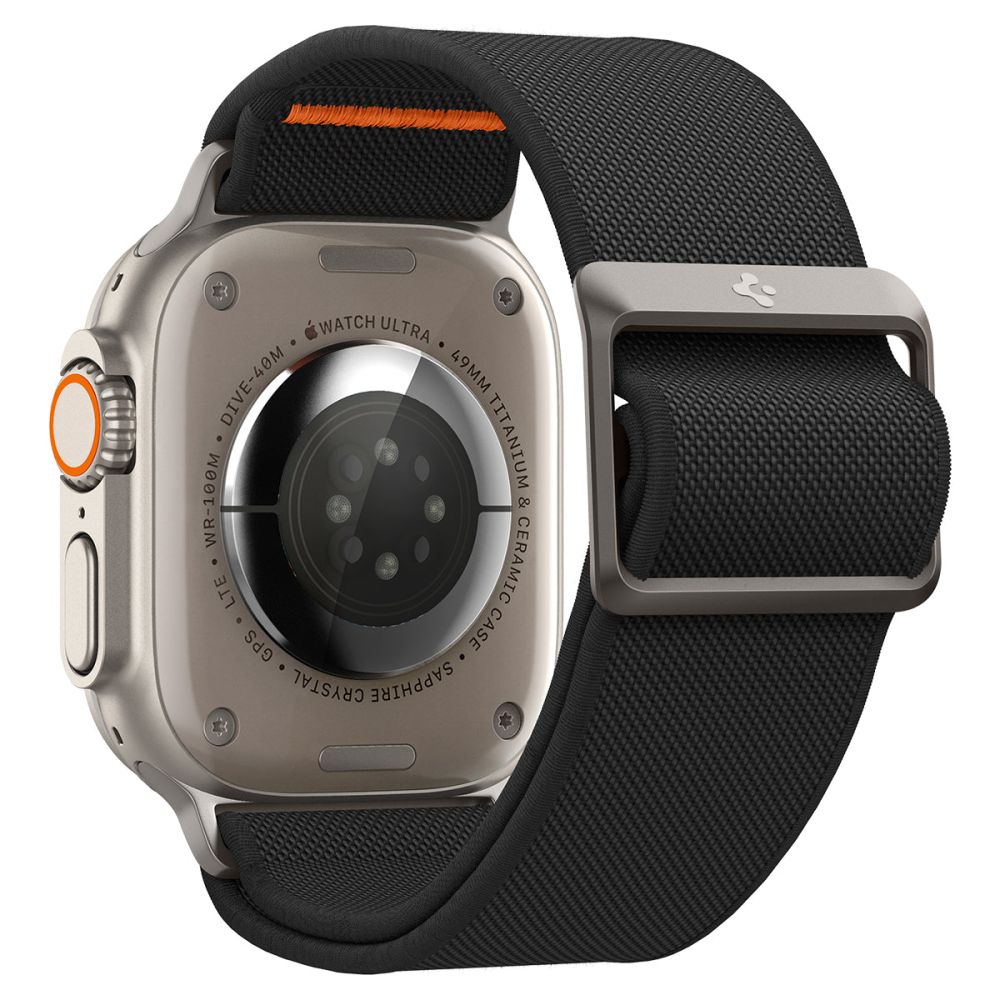 Каишка Spigen Fit Lite Ultra за Apple Watch 49mm / 46mm / 45mm / 44mm / 42mm Series, Черна AMP05983