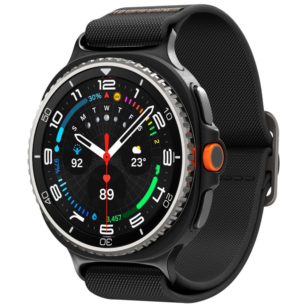 Каишка Spigen Lite Fit за Samsung Galaxy Watch8 / Watch8 Classic Series, Черна AMP10117