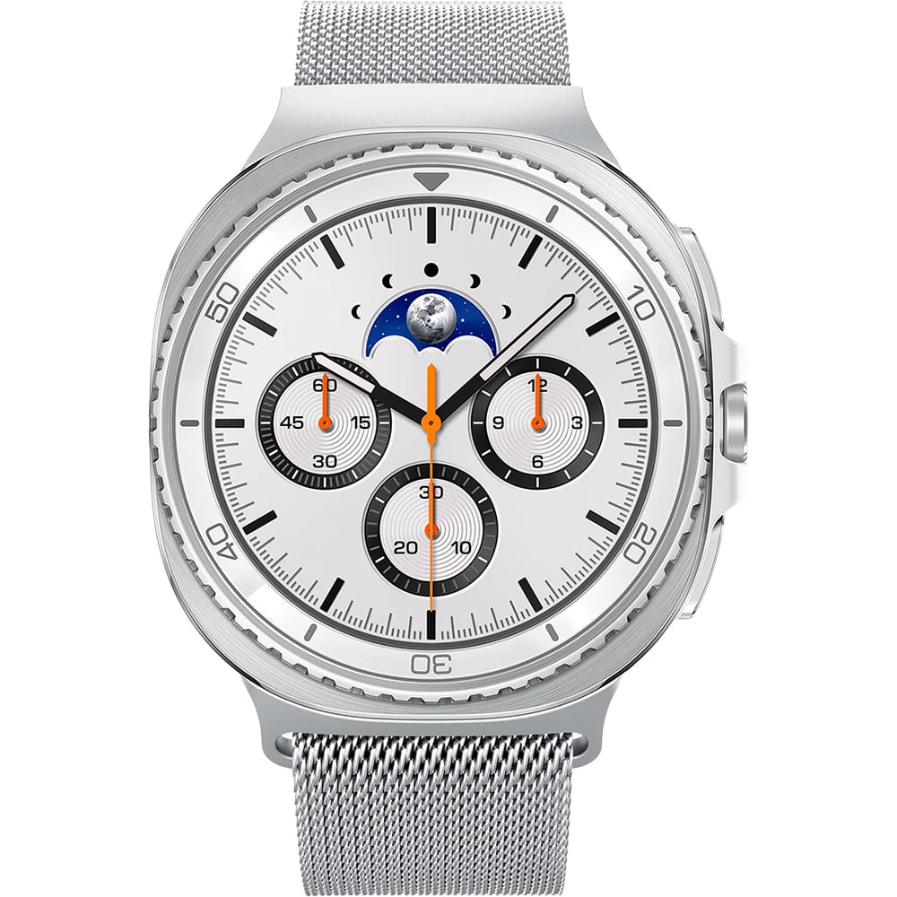 Каишка Spigen Metal Fit за Samsung Galaxy Watch9 / Watch8 / Watch8 Classic Series, Сребриста AMP10121
