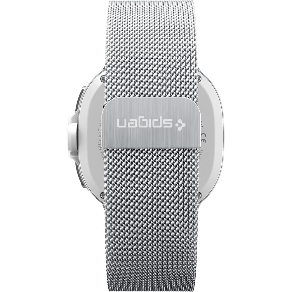 Каишка Spigen Metal Fit за Samsung Galaxy Watch9 / Watch8 / Watch8 Classic Series, Сребриста AMP10121