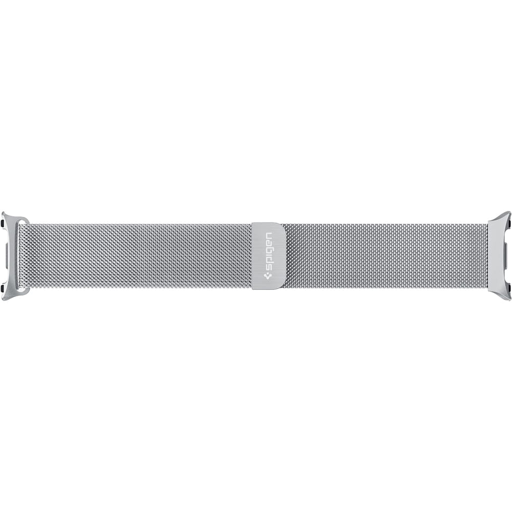 Каишка Spigen Metal Fit за Samsung Galaxy Watch9 / Watch8 / Watch8 Classic Series, Сребриста AMP10121