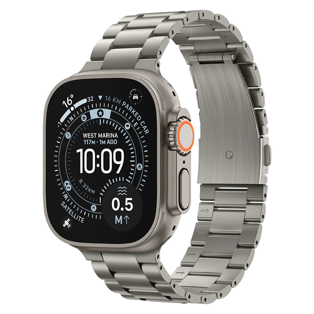 Каишка Spigen Modern Fit Titanium за Apple Watch 49mm / 46mm / 45mm / 44mm Series, сива AMP09105