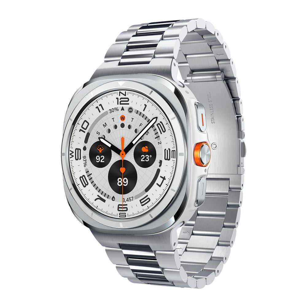 Каишка Spigen Modern Fit за Samsung Galaxy Watch Ultra Series, сребриста AMP08823
